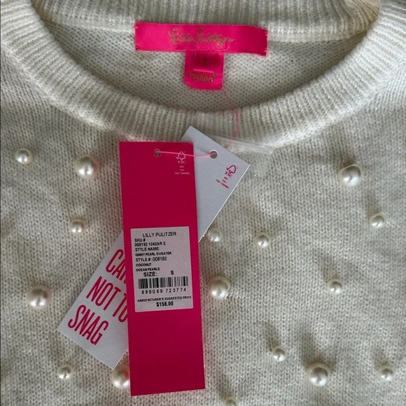 Lilly Pulitzer Ginny Pearl Sweater - Picture 2 of 6